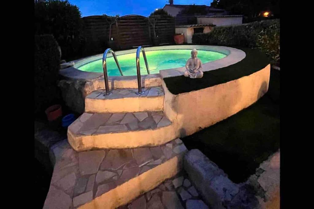 Piscine Cosy, 3 Chambres, 3 Sdb, Havre De Paix A 10 Min Des Plages موجيو المظهر الخارجي الصورة